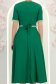 Rochie verde midi in clos cu perle si cordon detasabil - StarShinerS 4 - StarShinerS.ro