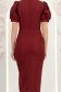 Rochie visinie midi tip creion cu aplicatii stralucitoare- StarShinerS 4 - StarShinerS.ro