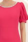 Rochie fuchsia midi tip creion cu aplicatii stralucitoare- StarShinerS 4 - StarShinerS.ro