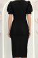 Rochie neagra midi tip creion cu aplicatii stralucitoare - StarShinerS 6 - StarShinerS.ro