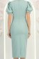 Rochie mint midi tip creion cu aplicatii stralucitoare - StarShinerS 6 - StarShinerS.ro