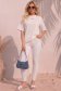 Tricou din bumbac alb oversized 2 - StarShinerS.ro