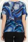 Bluza dama din voal bleumarin cu maneca scurta cu un croi larg - StarShinerS 6 - StarShinerS.ro