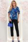Bluza dama din voal bleumarin cu maneca scurta cu un croi larg - StarShinerS 3 - StarShinerS.ro