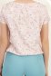 Bluza dama din viscoza roz pudra cu maneca scurta si croi larg 6 - StarShinerS.ro
