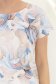 Bluza dama din viscoza albastra-deschis cu maneca scurta si croi larg 4 - StarShinerS.ro