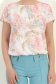 Bluza dama din viscoza roz deschis cu maneca scurta si croi larg 5 - StarShinerS.ro
