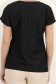 Bluza dama din viscoza neagra cu maneca scurta si croi larg 6 - StarShinerS.ro