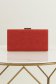 Geanta dama rosie tip clutch cu sclipici 2 - StarShinerS.ro