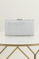 Geanta dama argintie tip clutch cu sclipici 3 - StarShinerS.ro