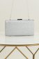 Geanta dama argintie tip clutch cu sclipici 1 - StarShinerS.ro