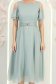Rochie din voal cu fir lame mint midi in clos - StarShinerS 6 - StarShinerS.ro