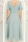 Rochie din voal cu fir lame mint midi in clos - StarShinerS 7 - StarShinerS.ro