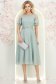 Rochie din voal cu fir lame mint midi in clos - StarShinerS 4 - StarShinerS.ro