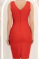 Rochie rosie pana la genunchi tip creion - StarShinerS 6 - StarShinerS.ro