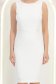 Rochie alba pana la genunchi tip creion - StarShinerS 5 - StarShinerS.ro