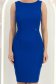Rochie albastra pana la genunchi tip creion - StarShinerS 5 - StarShinerS.ro