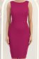 Rochie zmeura pana la genunchi tip creion - StarShinerS 4 - StarShinerS.ro