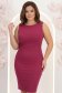 Rochie zmeura pana la genunchi tip creion - StarShinerS 1 - StarShinerS.ro