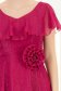 Rochie din voal si fir lame zmeura midi in clos cu brosa - StarShinerS 3 - StarShinerS.ro