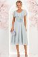 Rochie din voal si fir lame mint midi in clos cu brosa - StarShinerS 1 - StarShinerS.ro
