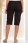 Pantaloni din bumbac negri până la genunchi skinny cu buzunare 4 - StarShinerS.ro