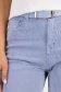 Blugi albastru deschis scurti cu croi larg si accesoriu tip curea 5 - StarShinerS.ro