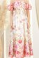 Rochie din satin roz lunga in clos cu umerii goi 5 - StarShinerS.ro