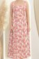 Rochie din rayon roz lunga cu croi larg imprimata 5 - StarShinerS.ro