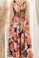 Rochie din bumbac neagra lunga clos cu elastic in talie cu buzunare laterale si curea 6 - StarShinerS.ro