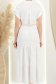 Rochie de plaja din viscoza alba lunga cu croi larg si curea 6 - StarShinerS.ro