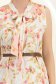 Rochie din viscoza roz lunga cu croi larg si guler tip esarfa 3 - StarShinerS.ro
