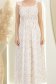 Rochie din material fin la atingere ivoire lunga in clos 5 - StarShinerS.ro