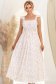 Rochie din material fin la atingere ivoire lunga in clos 1 - StarShinerS.ro