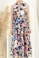 Rochie din viscoza bleumarin midi cu croi larg si cordon detasabil 5 - StarShinerS.ro
