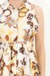 Rochie din viscoza galbena midi cu croi larg si cordon detasabil 5 - StarShinerS.ro