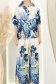Compleu din material fluid bleumarin cu un croi larg si imprimeu floral 3 - StarShinerS.ro