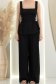 Compleu din viscoza neagra cu croi larg si top cu peplum 5 - StarShinerS.ro