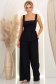Compleu din viscoza neagra cu croi larg si top cu peplum 3 - StarShinerS.ro