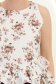 Bluza dama din bumbac alba imprimata floral cu un croi drept si peplum 4 - StarShinerS.ro