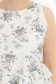 Top dama din bumbac alb cu imprimeu floral cu un croi drept si peplum 4 - StarShinerS.ro
