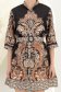 Rochie din material fluid neagra scurta cu croi larg si curea 5 - StarShinerS.ro