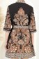 Rochie din material fluid neagra scurta cu croi larg si curea 6 - StarShinerS.ro