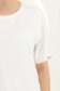 Tricou din viscoza alb cu un croi larg si decolteu rotunjit 4 - StarShinerS.ro