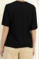 Tricou din viscoza negru cu un croi larg si decolteu rotunjit 6 - StarShinerS.ro