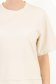 Tricou din viscoza bej cu un croi larg si decolteu rotunjit 4 - StarShinerS.ro