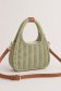 Geanta dama impletita din rayon verde 1 - StarShinerS.ro
