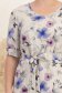 Rochie din in ivoire midi cu croi larg si cordon detasabil - StarShinerS 4 - StarShinerS.ro