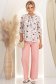 Bluza dama din viscoza ivoire cu croi larg si guler tip esarfa - StarShinerS 3 - StarShinerS.ro