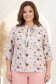 Bluza dama din viscoza ivoire cu croi larg si guler tip esarfa - StarShinerS 1 - StarShinerS.ro